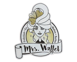 Mrs. Waffel logo.